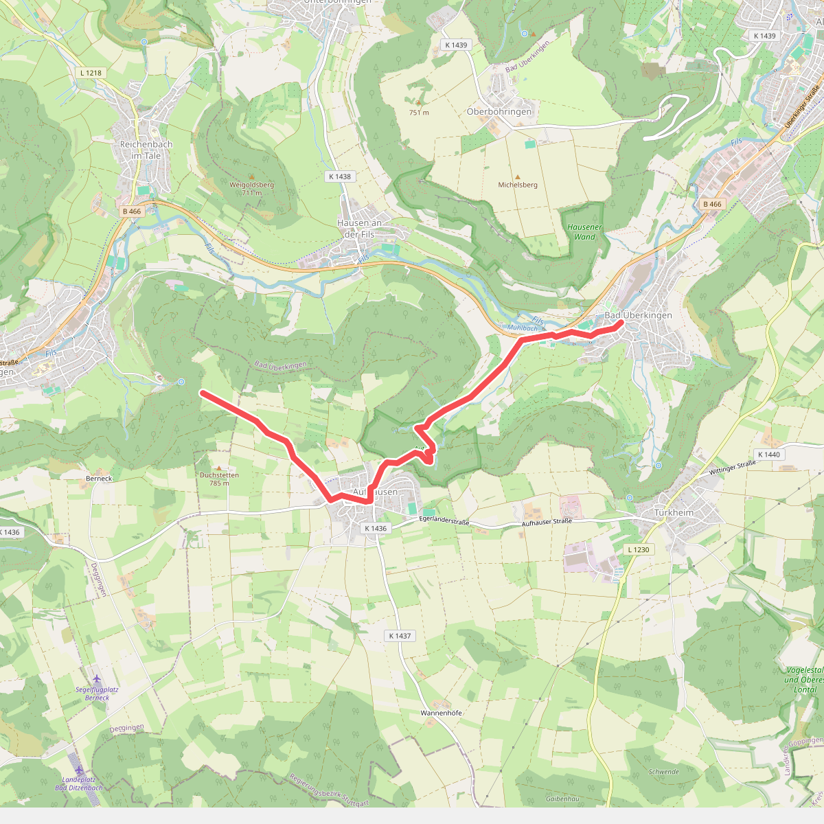 Aufhausen - Autal - Bad Überkingen