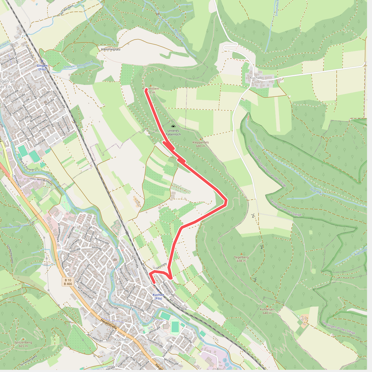rote Raute Kuchen - Hohenstein