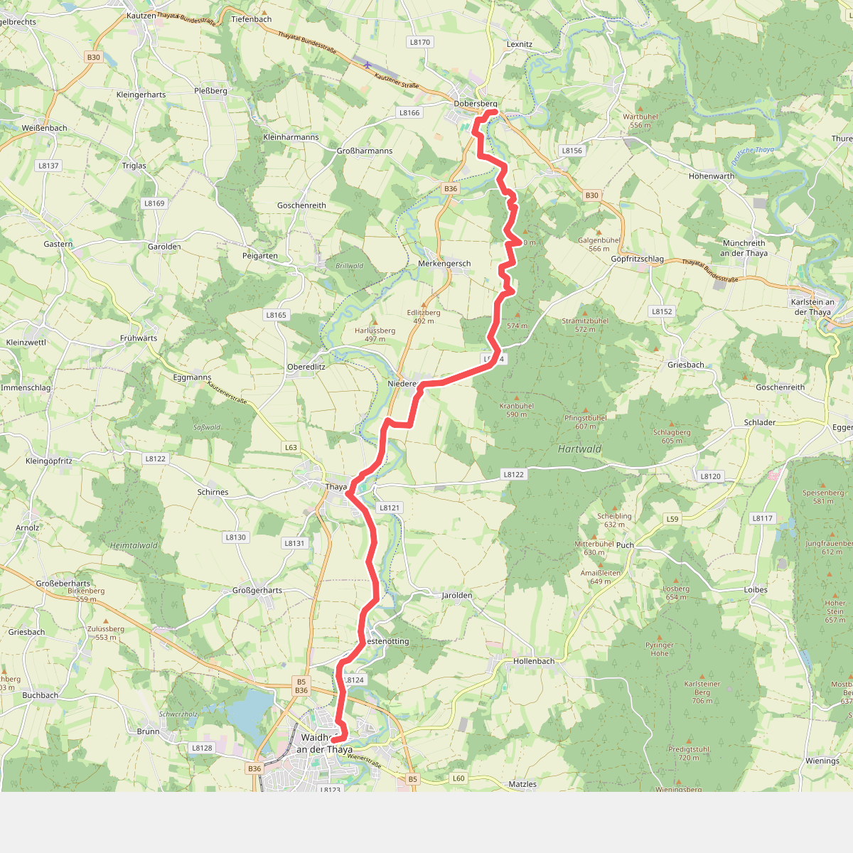 Waidhofen an der Thaya - Dobersberg