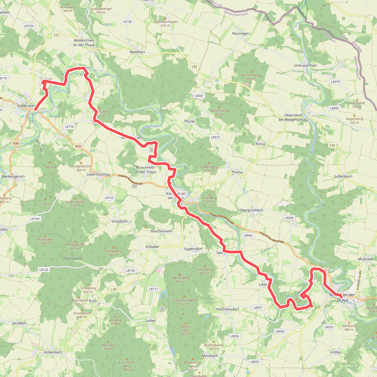 Dobersberg - Raabs an der Thaya