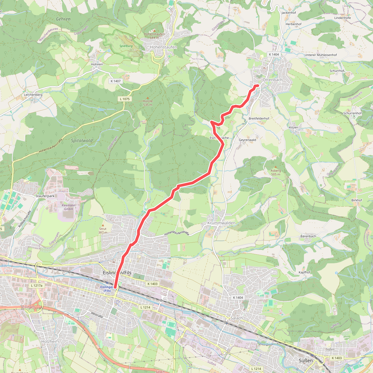 Eislingen - Ottenbach