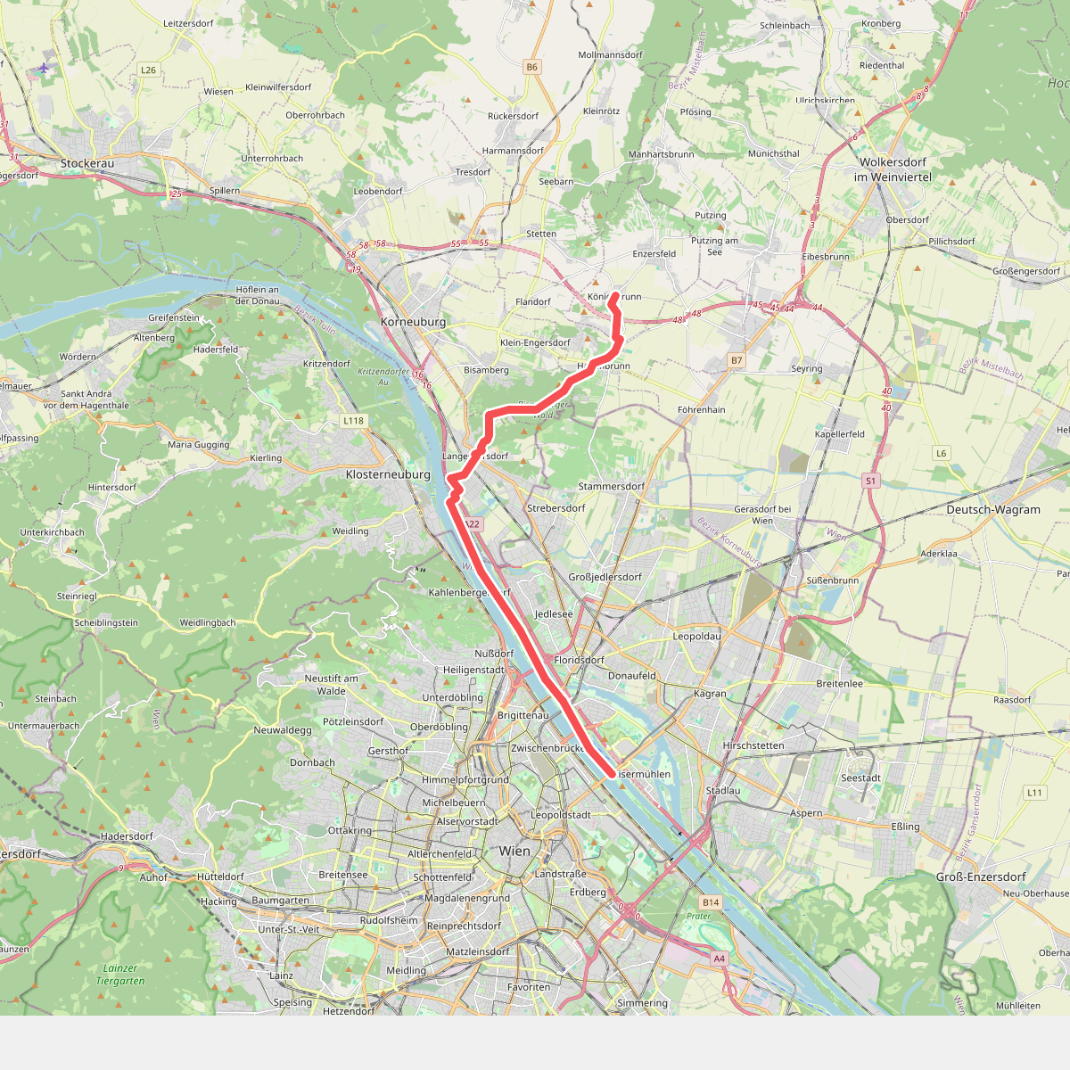 Koenigsbrunn - Wien