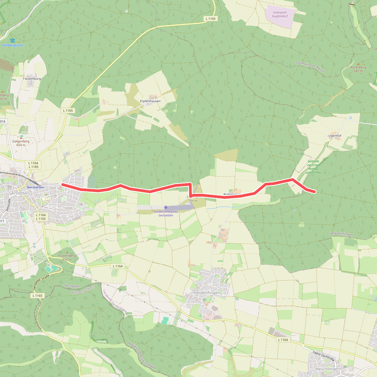 SAV Nebenweg Gerstetten - Bolheim-Rothau