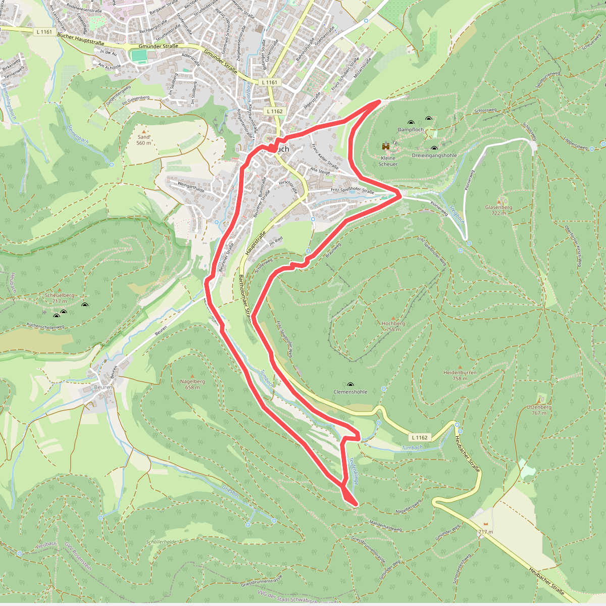 Heubach Wanderweg 2 "Die Idyllische"