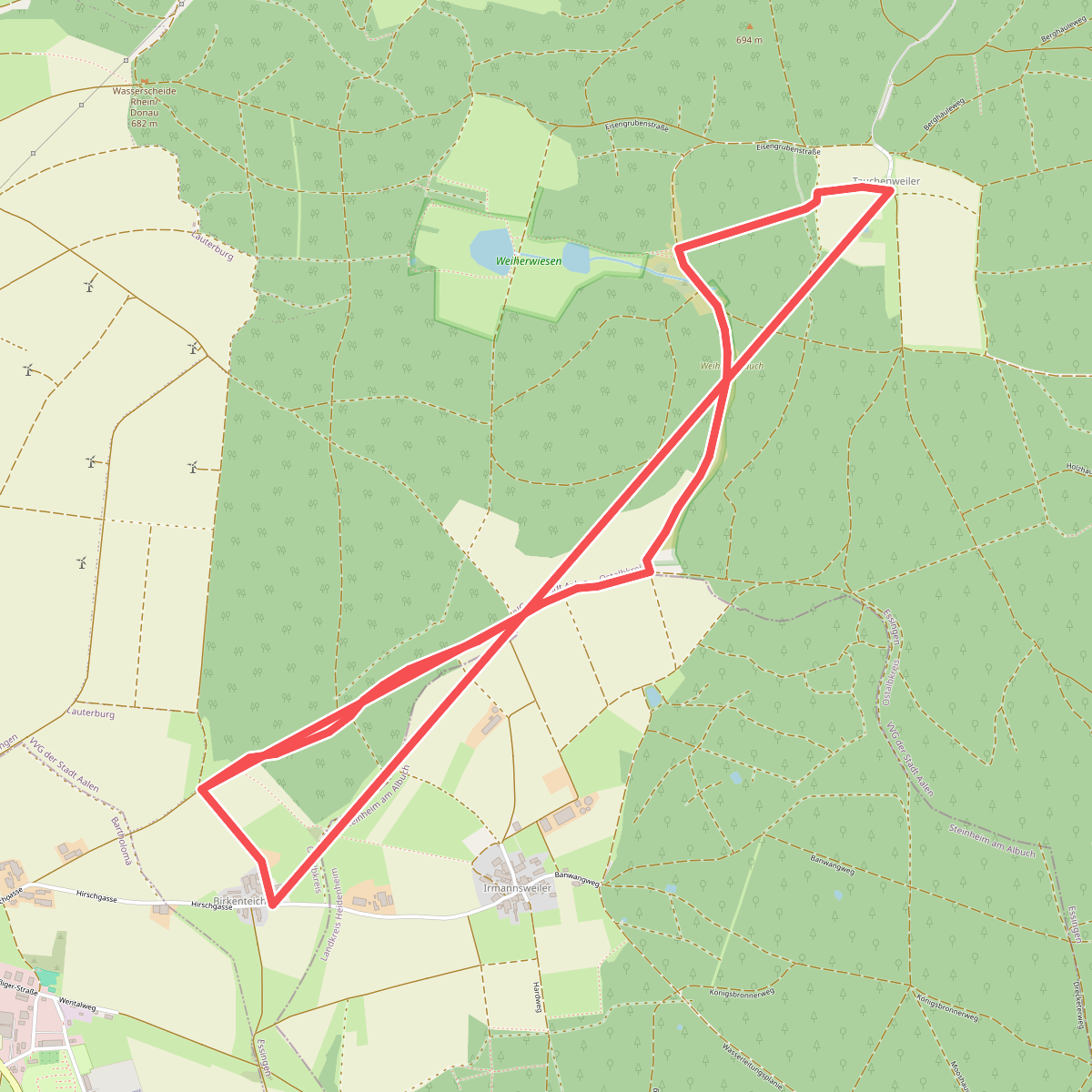 Birkenteich - Tauchenweiler