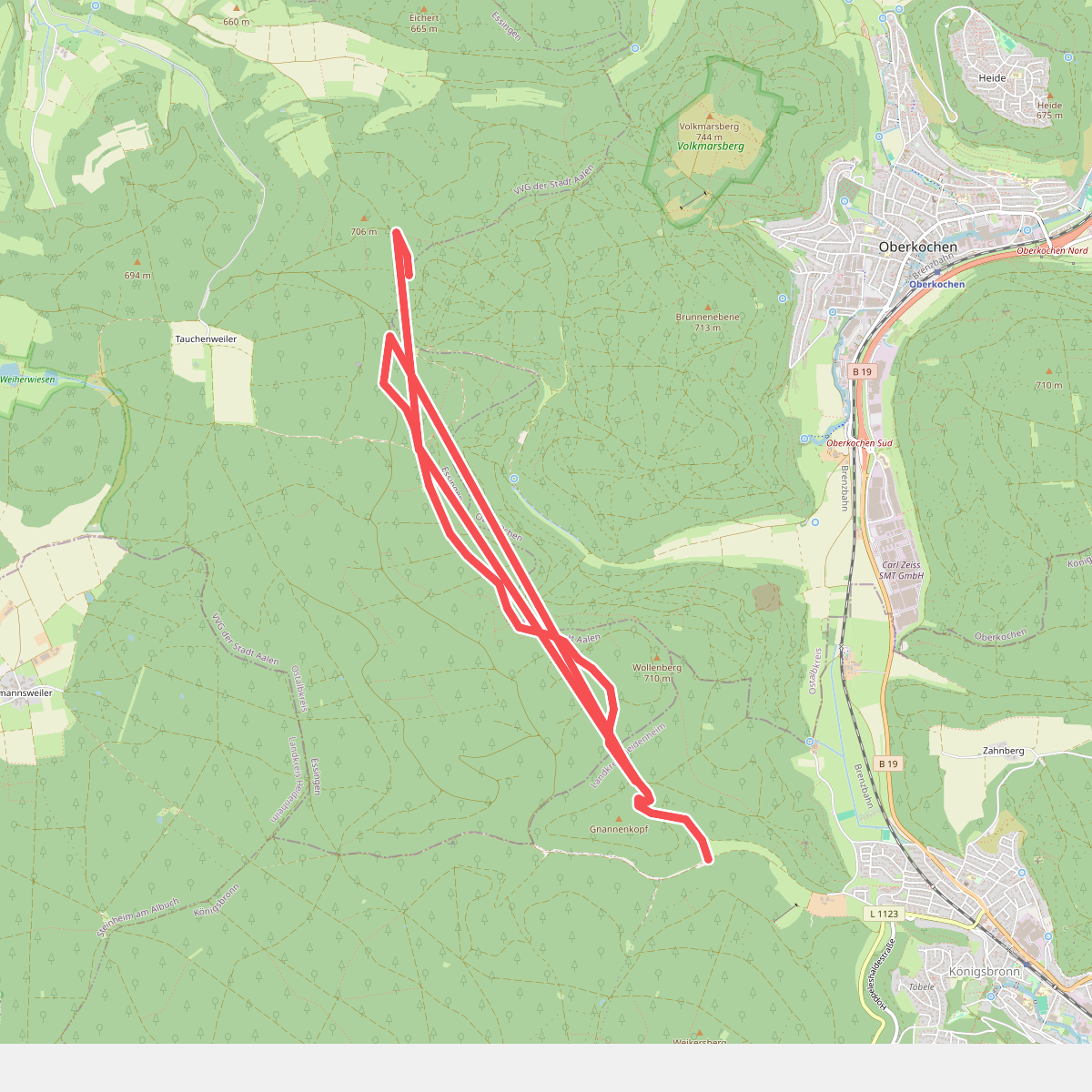 Brenztal - Gnannenkopf - Tauchenweiler
