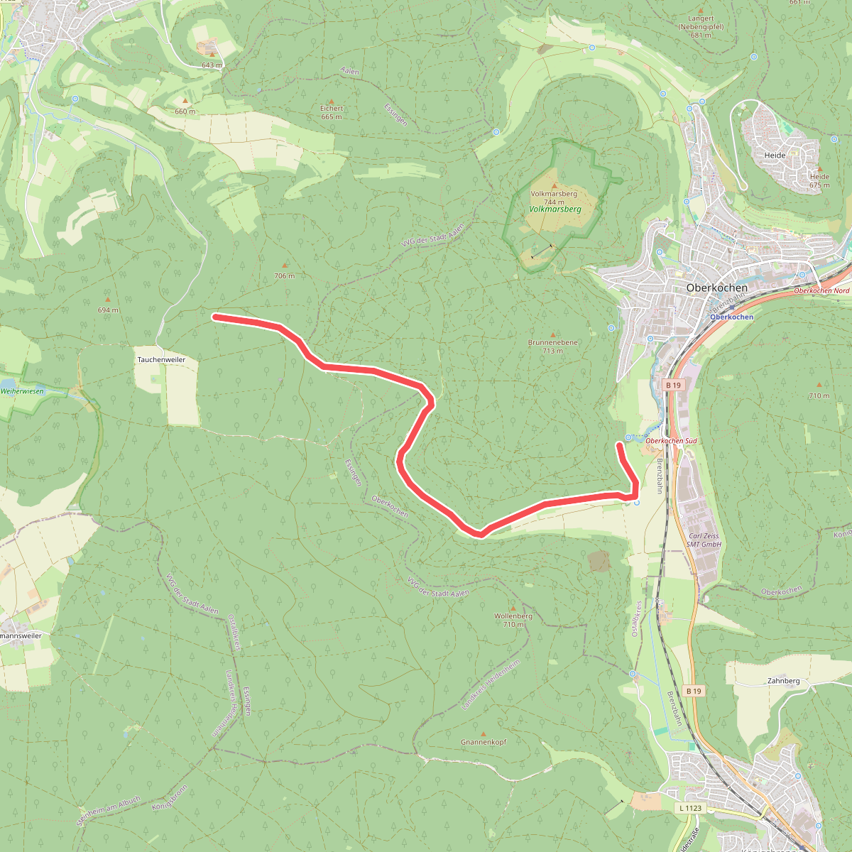 Kocherursprung - Tauchenweiler