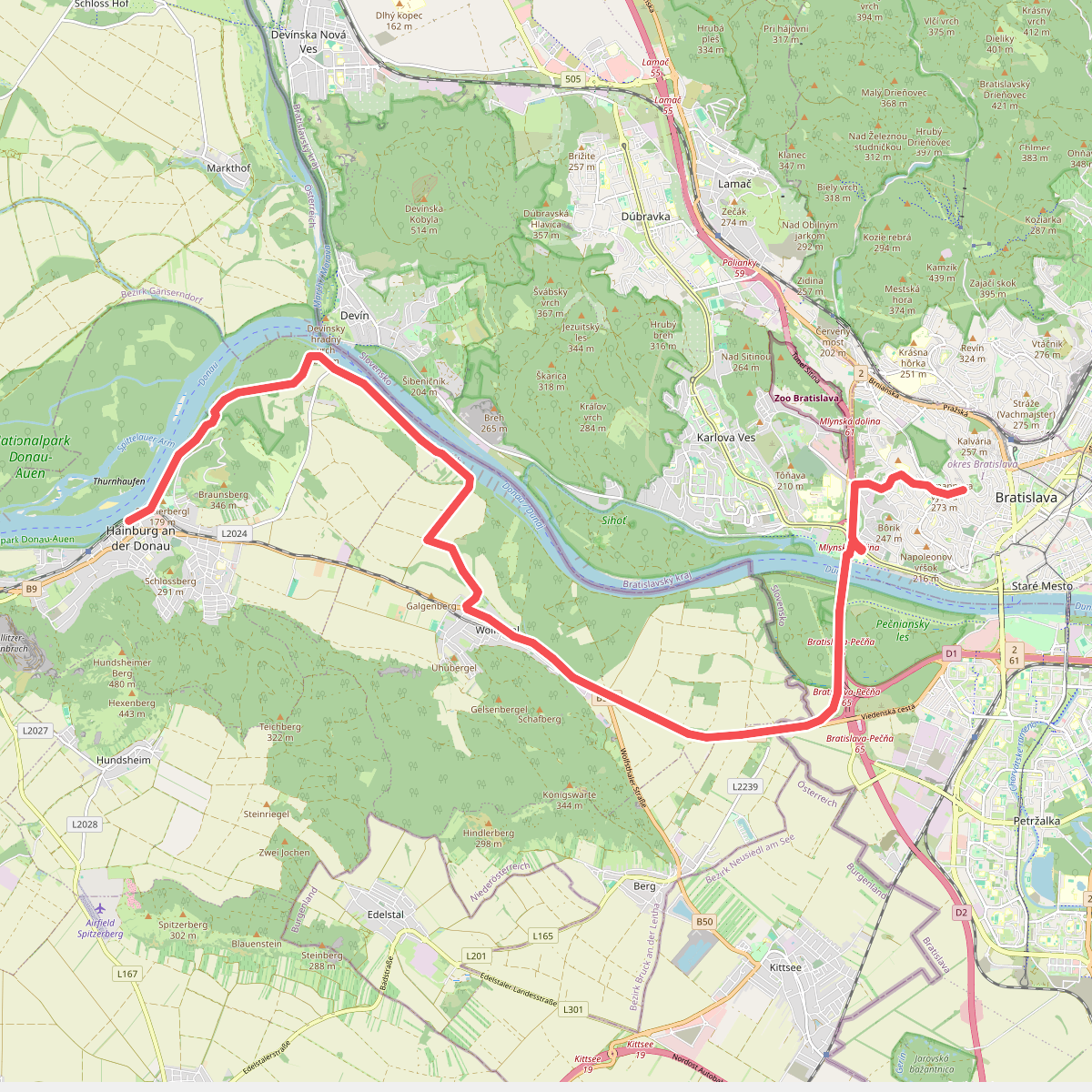 Hainburg an der Donau - Bratislava