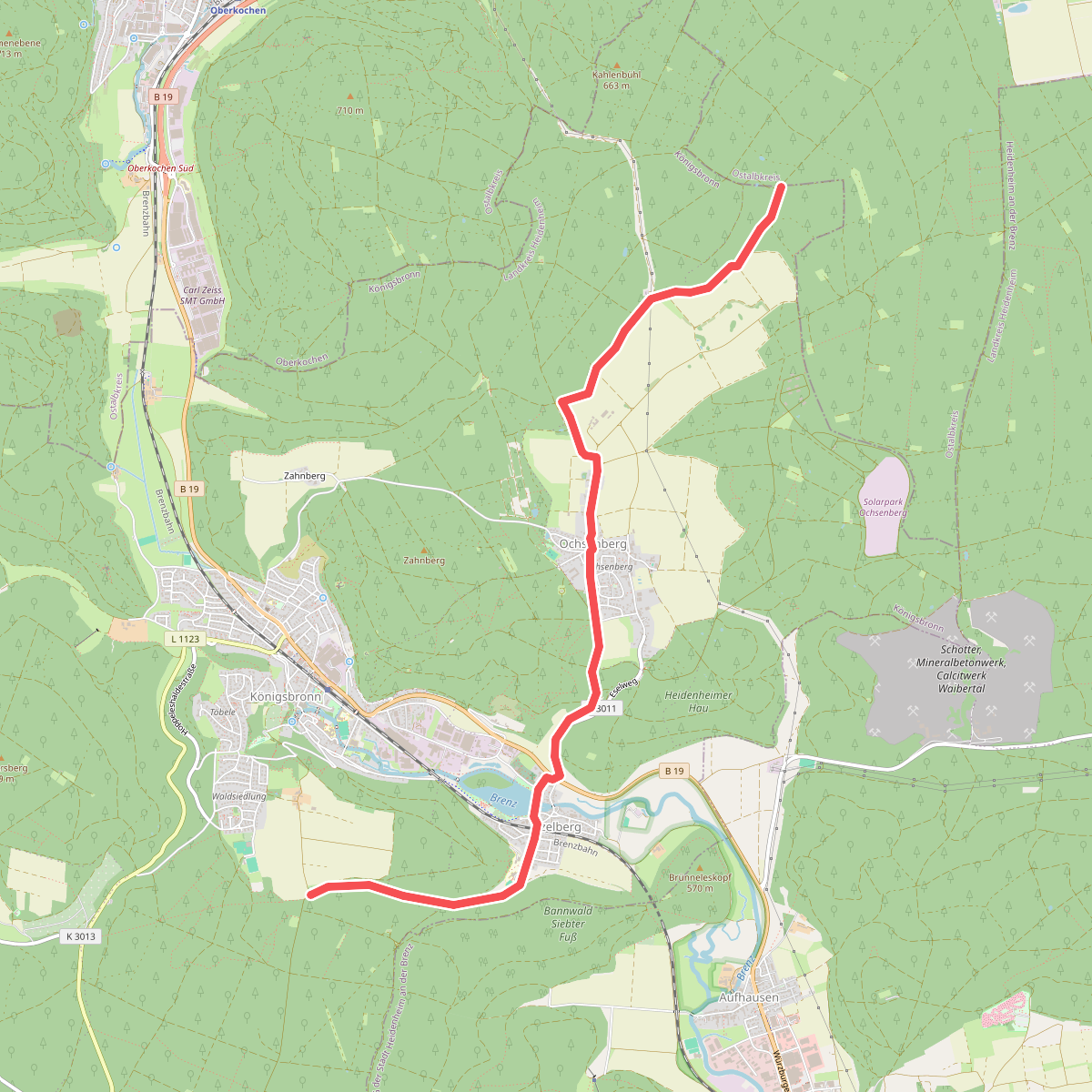 Mittelburren - Itzelberg - Ochsenberg - Singereiche