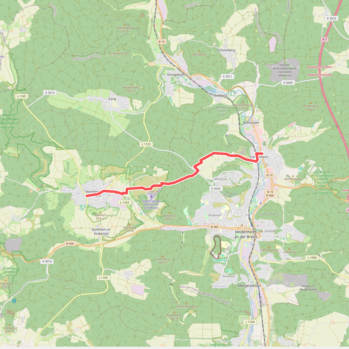 Nebenweg Schnaitheim-Steinheim