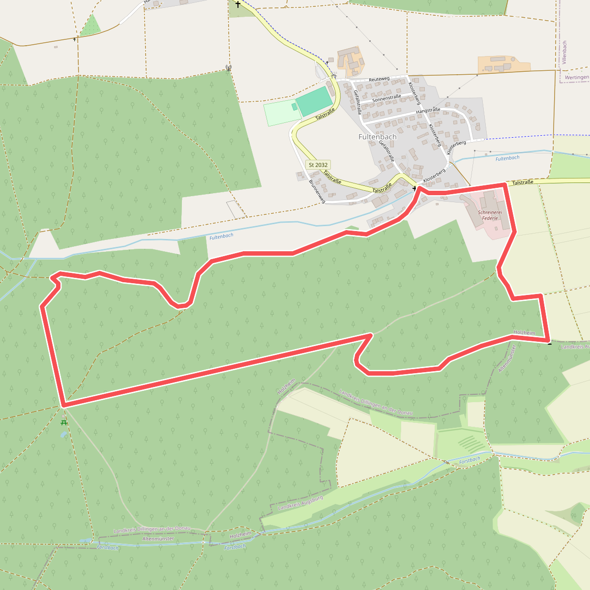 Rundwanderweg Klosterwald