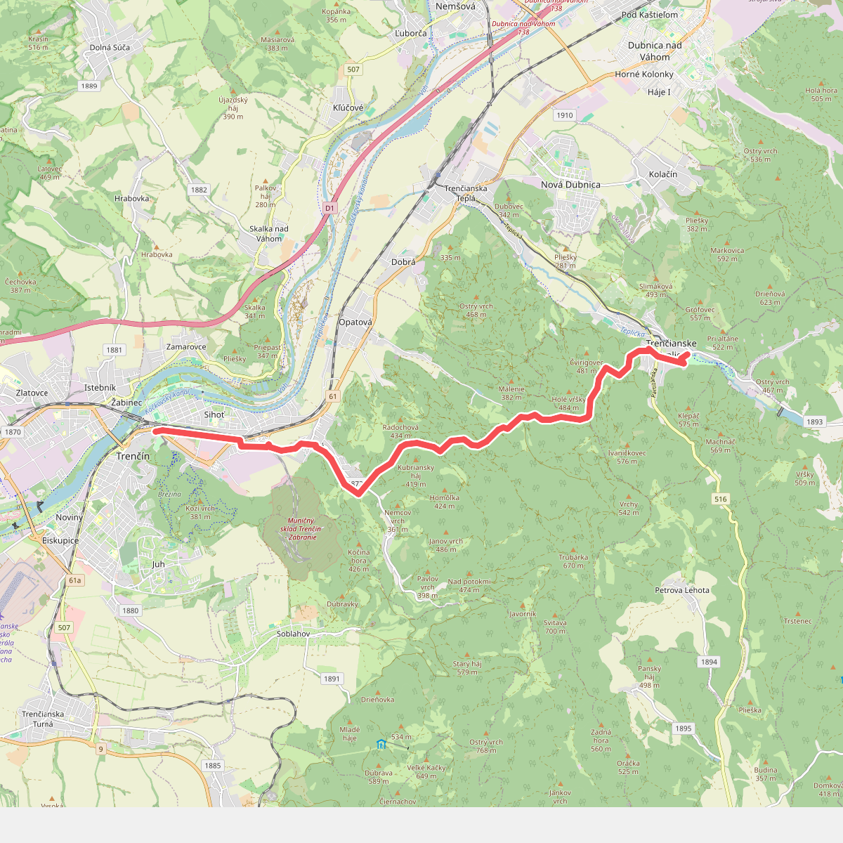 Trenchin - Trencianske Teplice