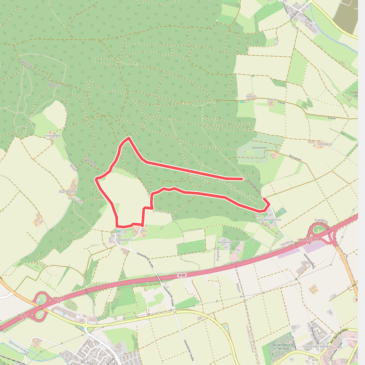 Gstaudacher Rundwanderweg O