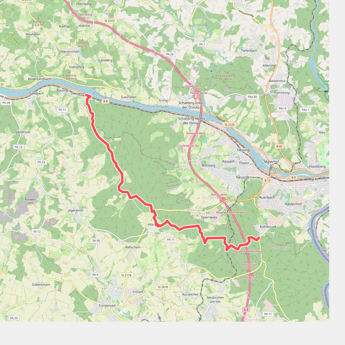 Kohlbruck - Platte - Seestetten