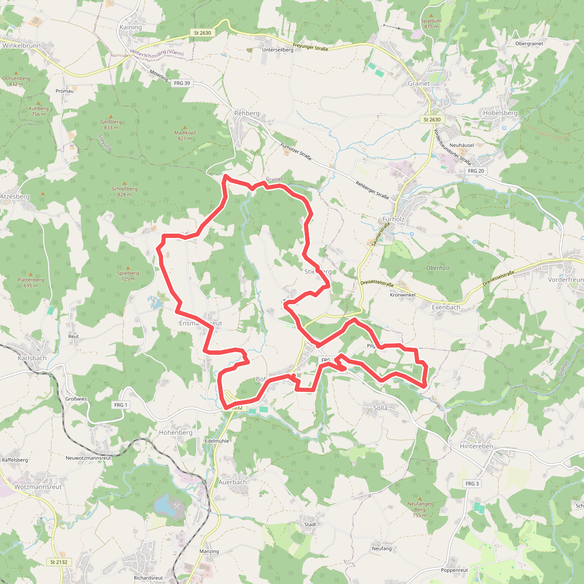 Kapellenwanderweg Böhmzwiesel