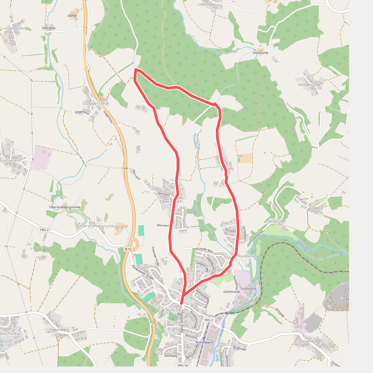 Wanderweg 3 Röhrnbach