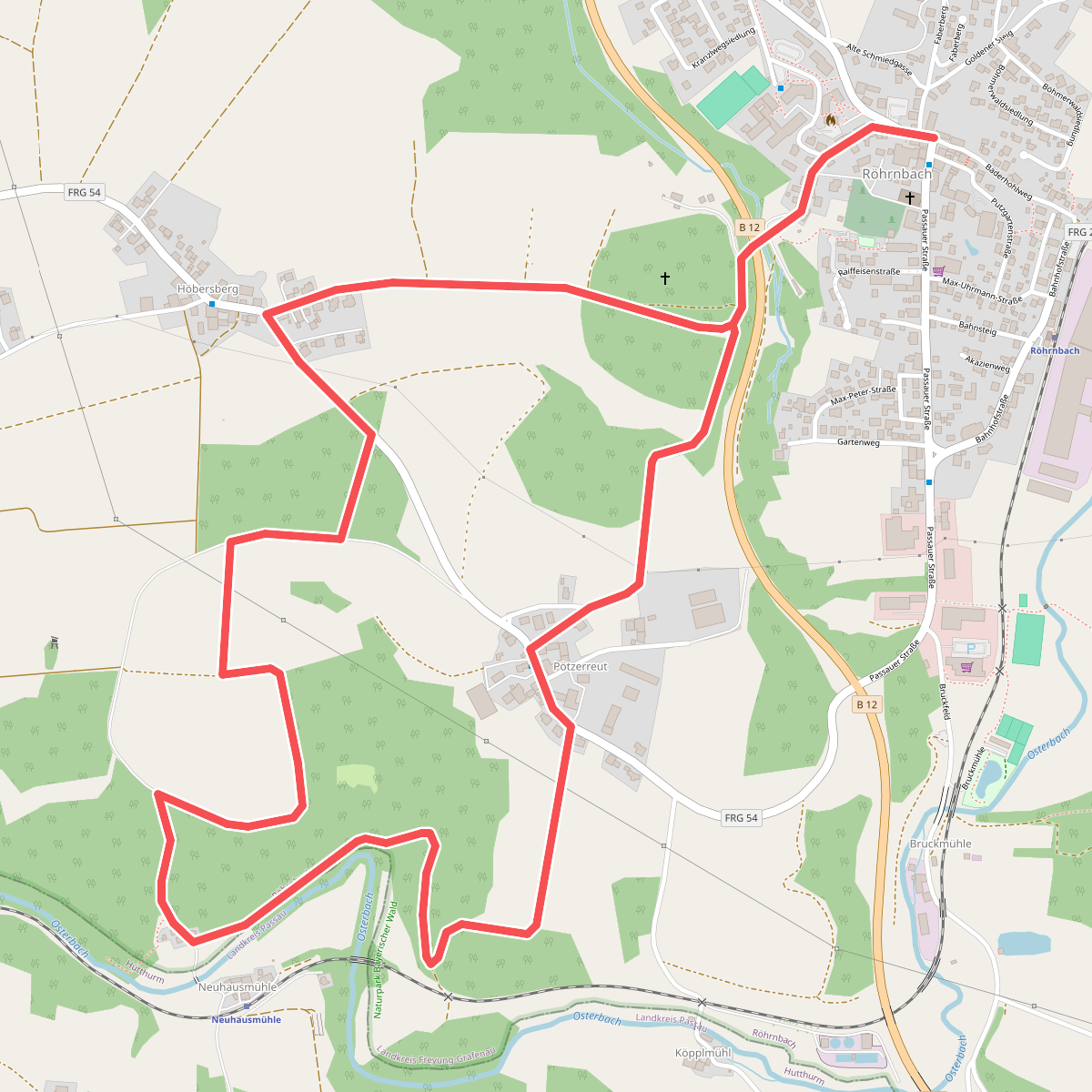 Wanderweg 4 Röhrnbach