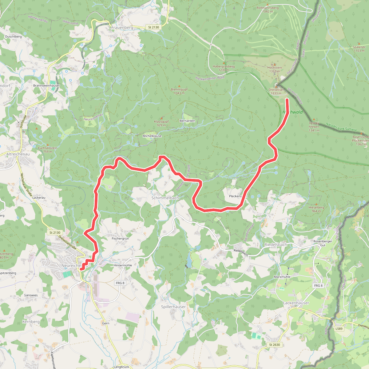 Goldsteig Zuweg Nr.23, Neureichenau - Dreisessel