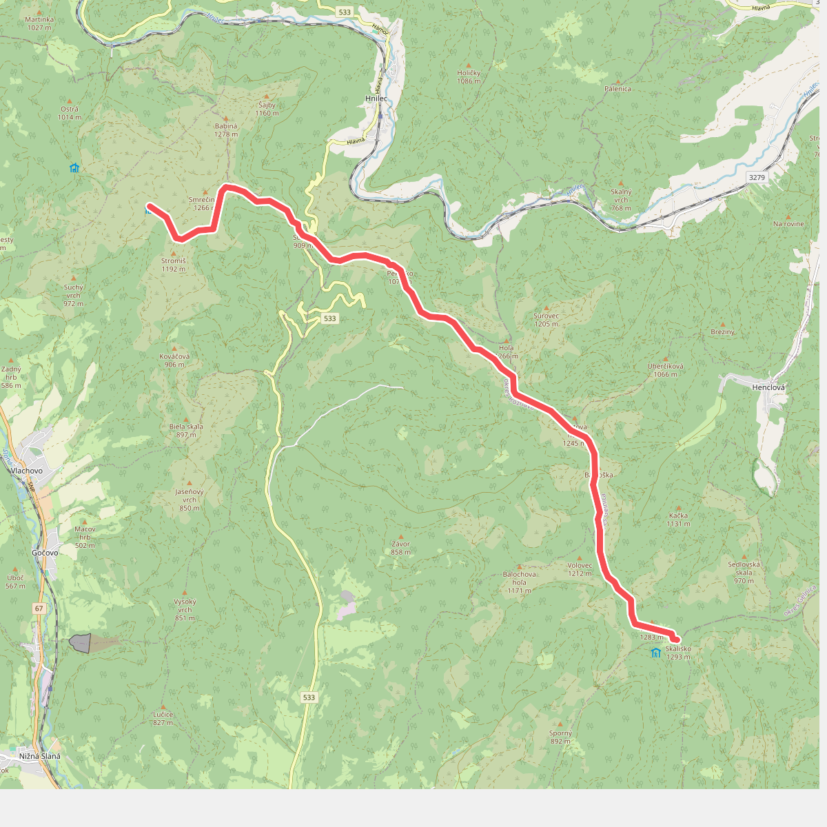 Utulna Galova - Skalisko