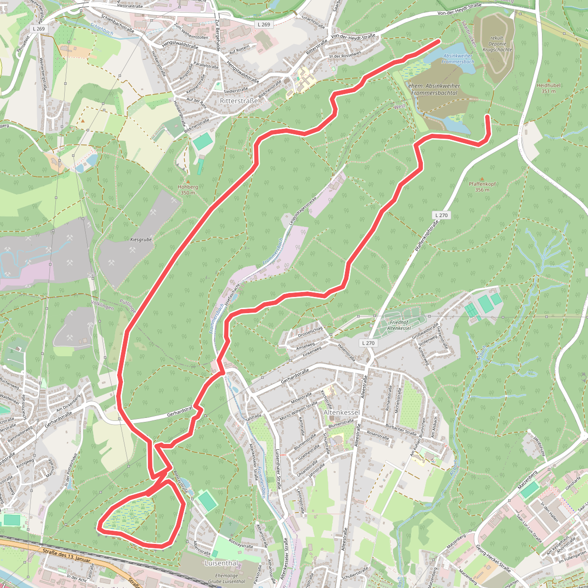 Haldenrundweg Südschleife