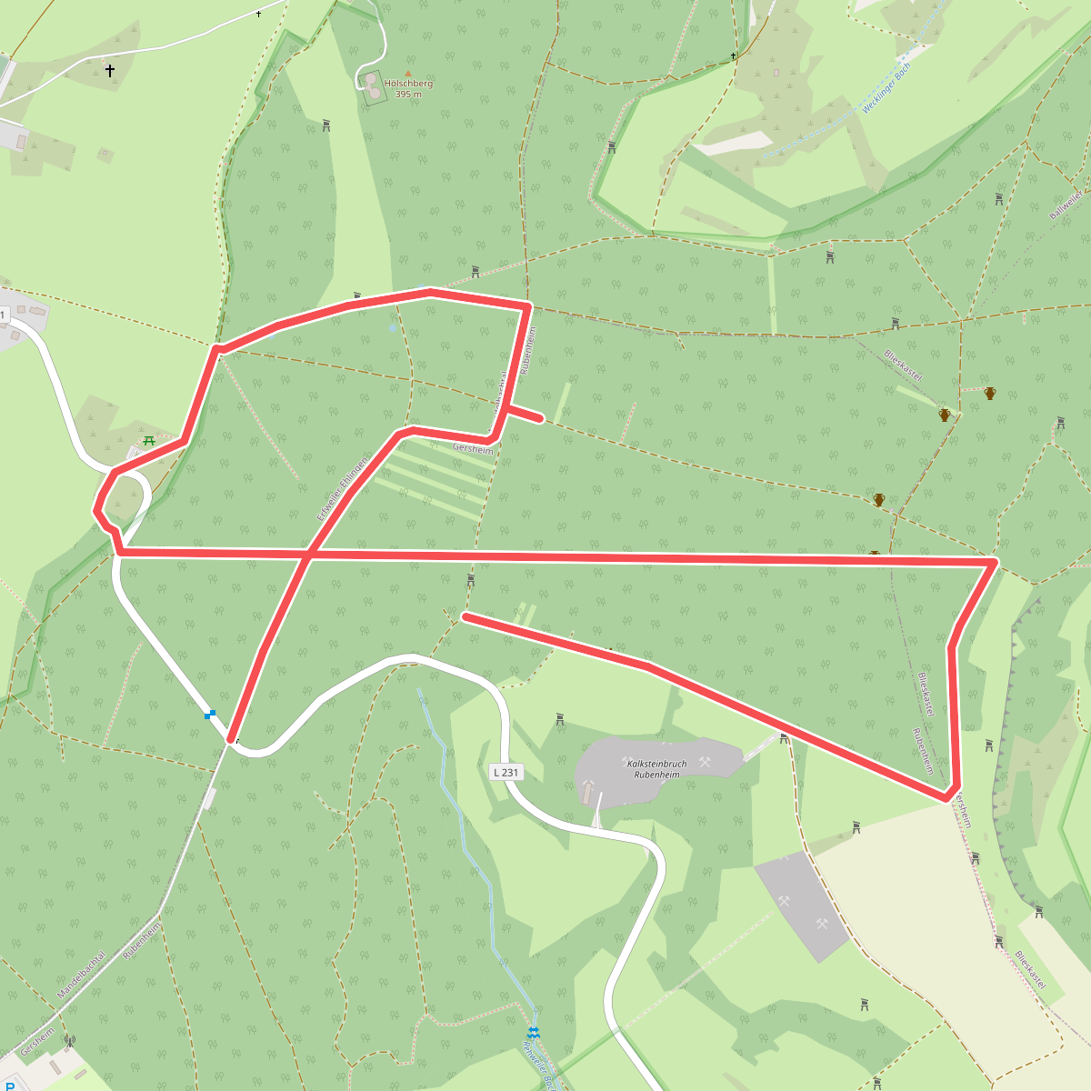 Eichhörnchen-Rundwanderweg