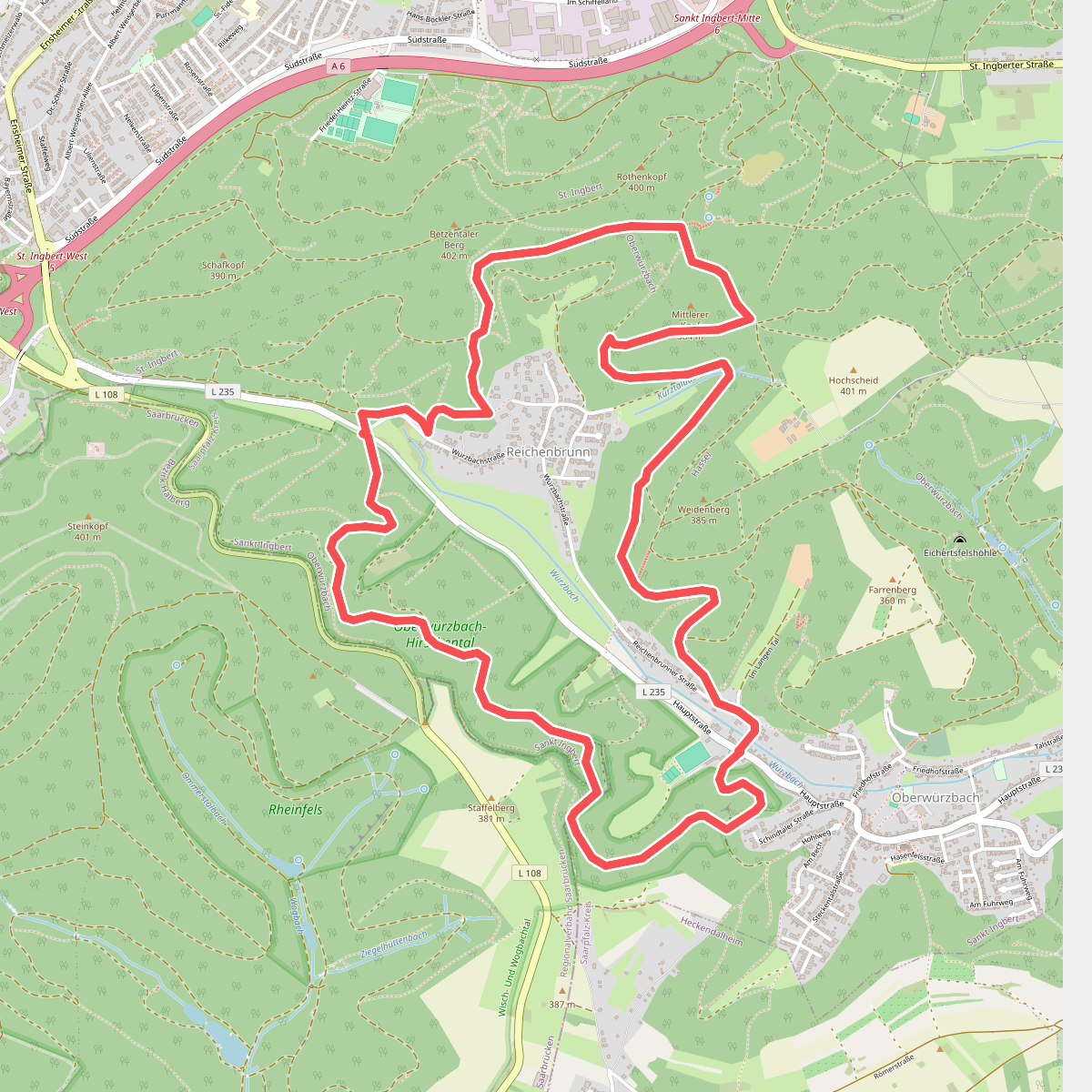 Hasen-Rundwanderweg Oberwürzbach