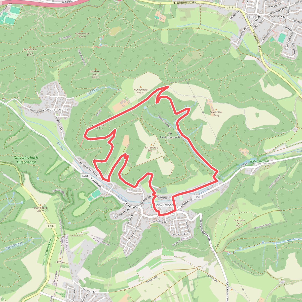 Schmetterling-Rundwanderweg Oberwürzbach