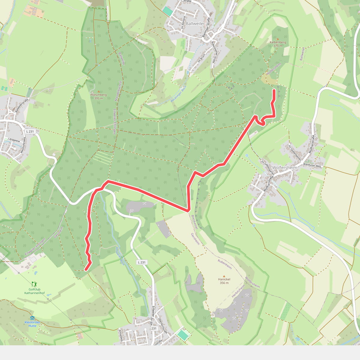 Wildschwein-Weg