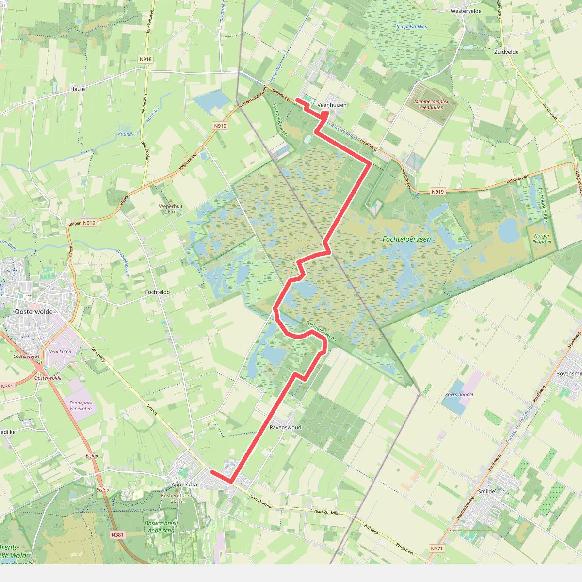 Appelscha - Veenhuizen · Drenthepad etappe 5
