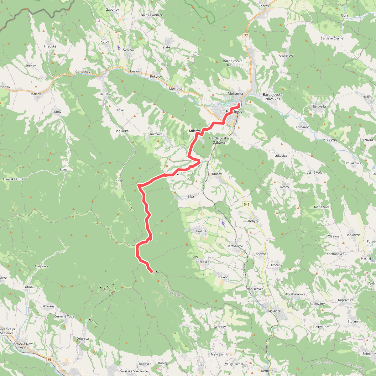 Chata Cergov - Bardejov