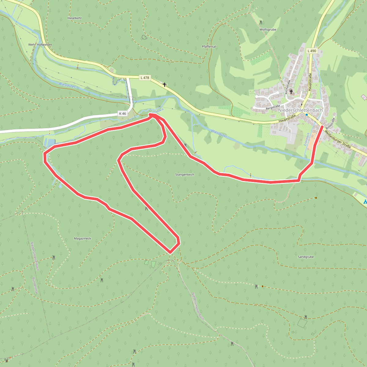 Niederschlettenbach 3 - Ins Litschbachtal