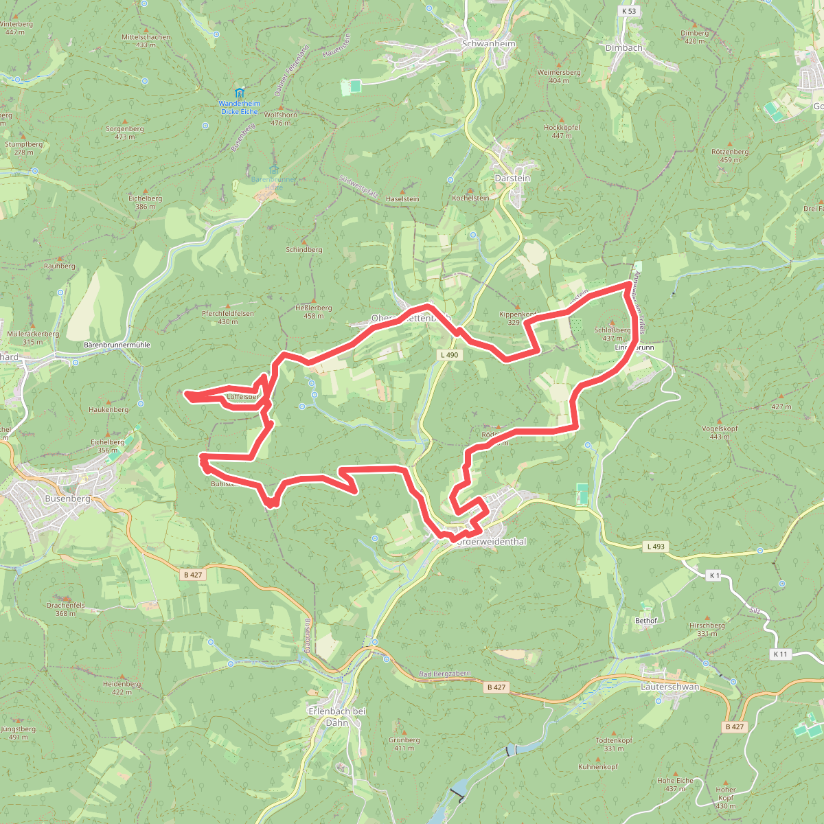 Rotsandsteinweg