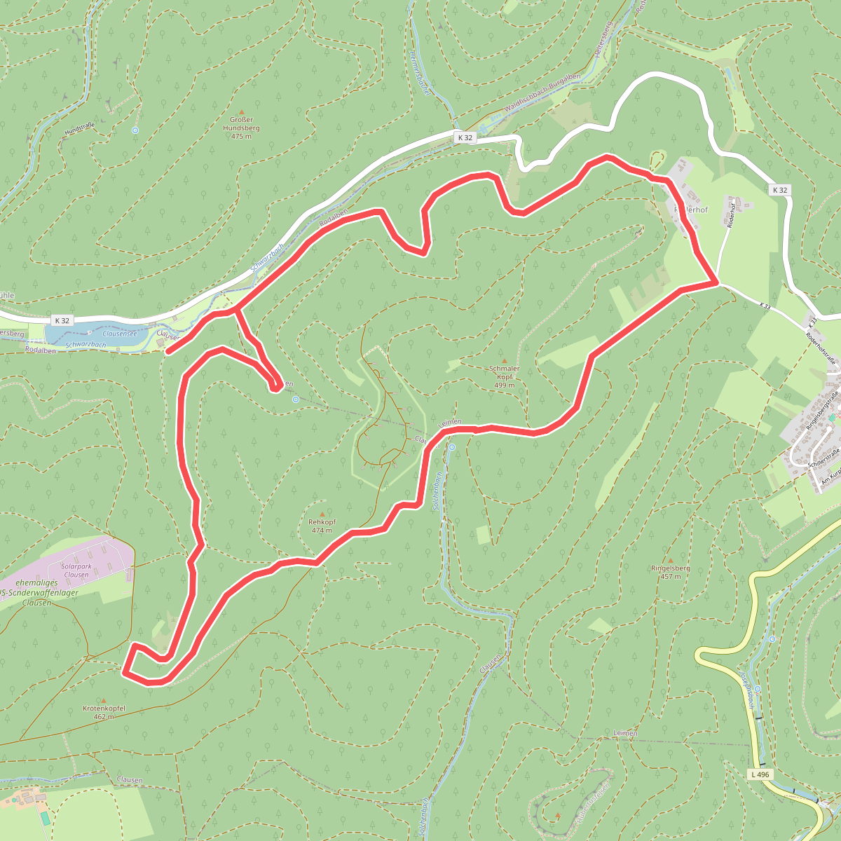 Wandern in Clausen C10