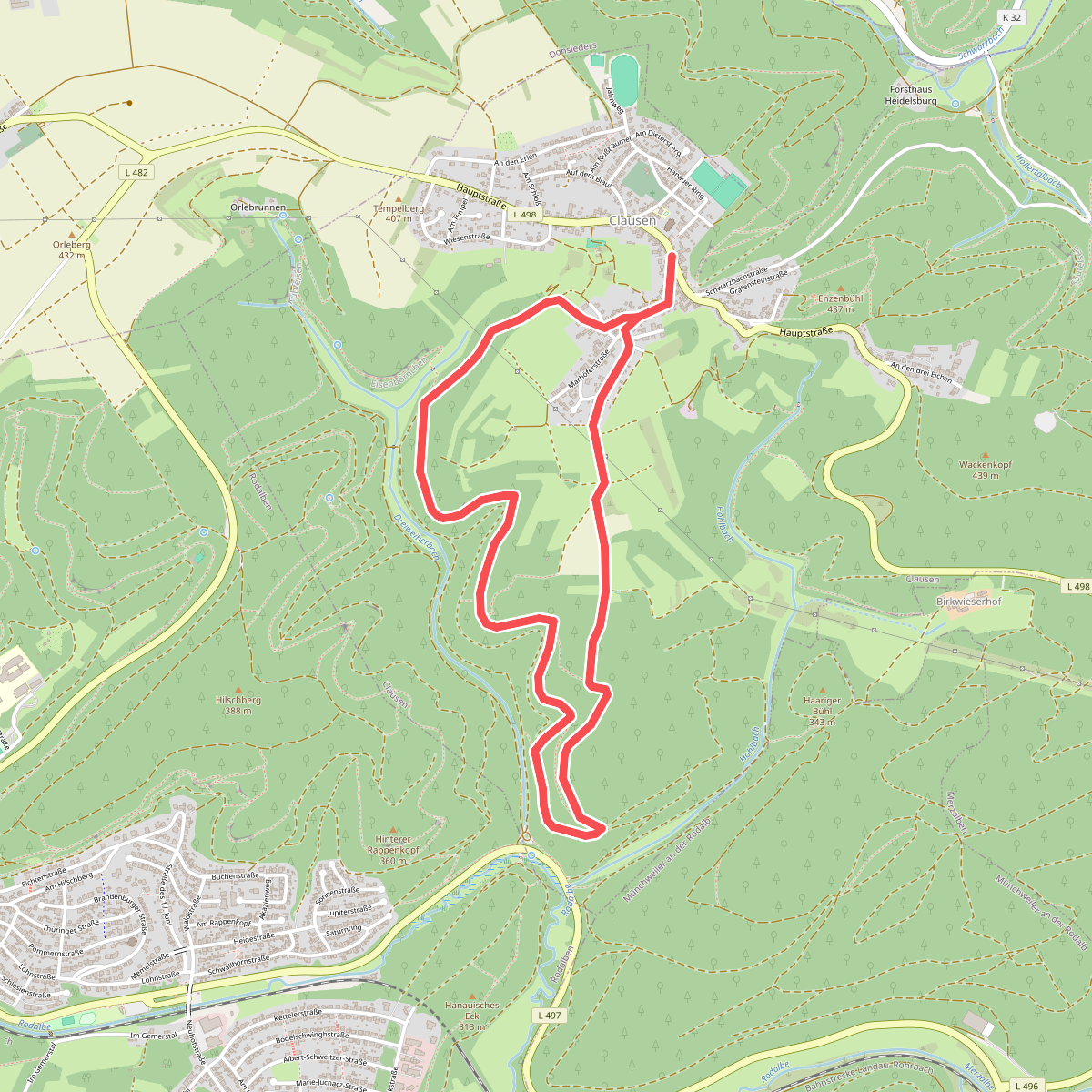 Wandern in Clausen C2