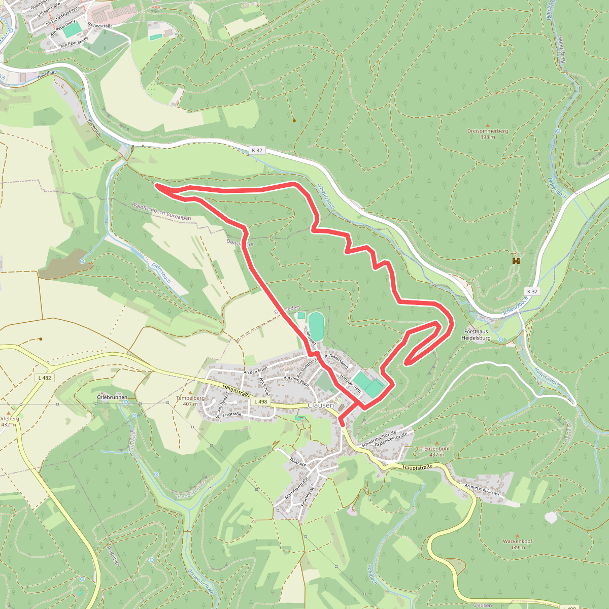 Wandern in Clausen C4