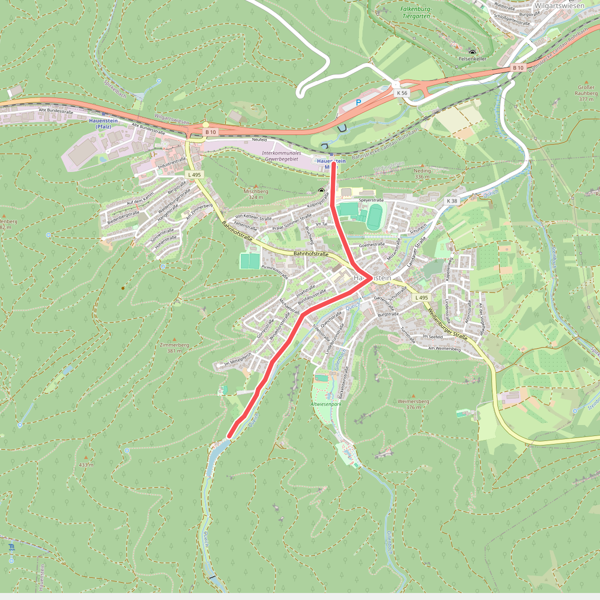 Pfälzer Waldpfad Zuweg Hauenstein I