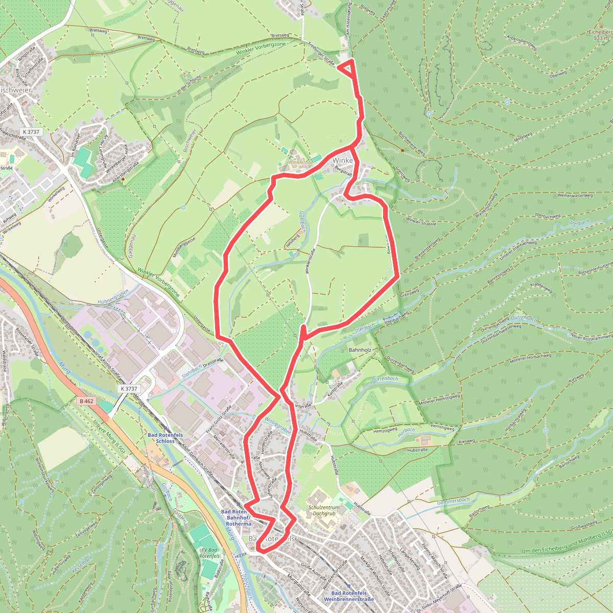 Rotenfelswege - Großer Rundweg