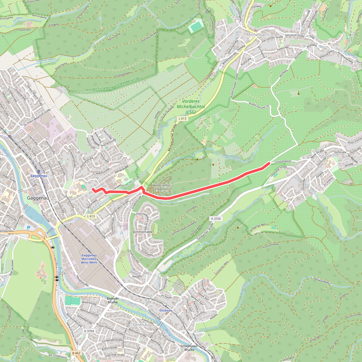 Gaggenau Körnerstraße - Jägeräcker