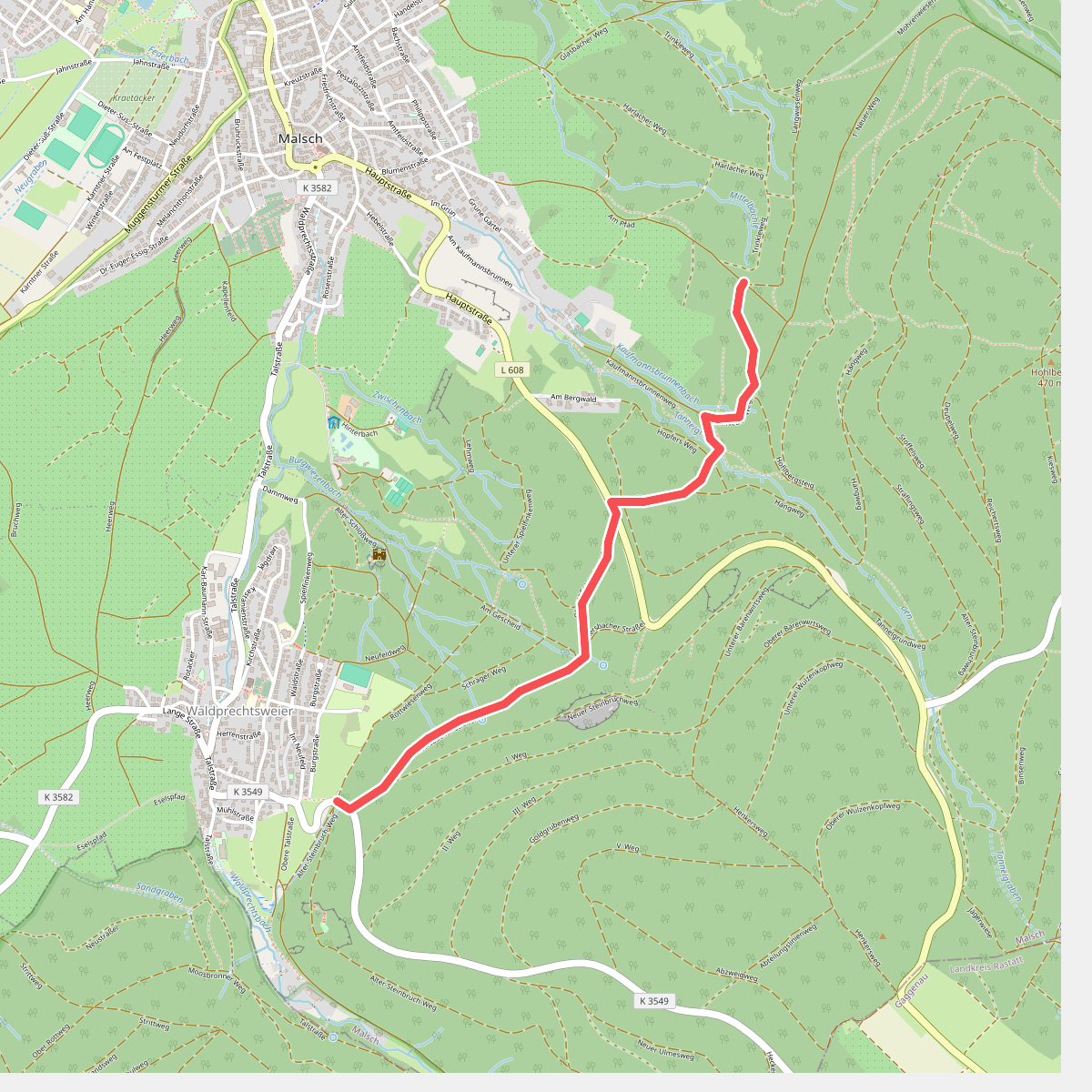 Am Pfad - Rottwiesenweg