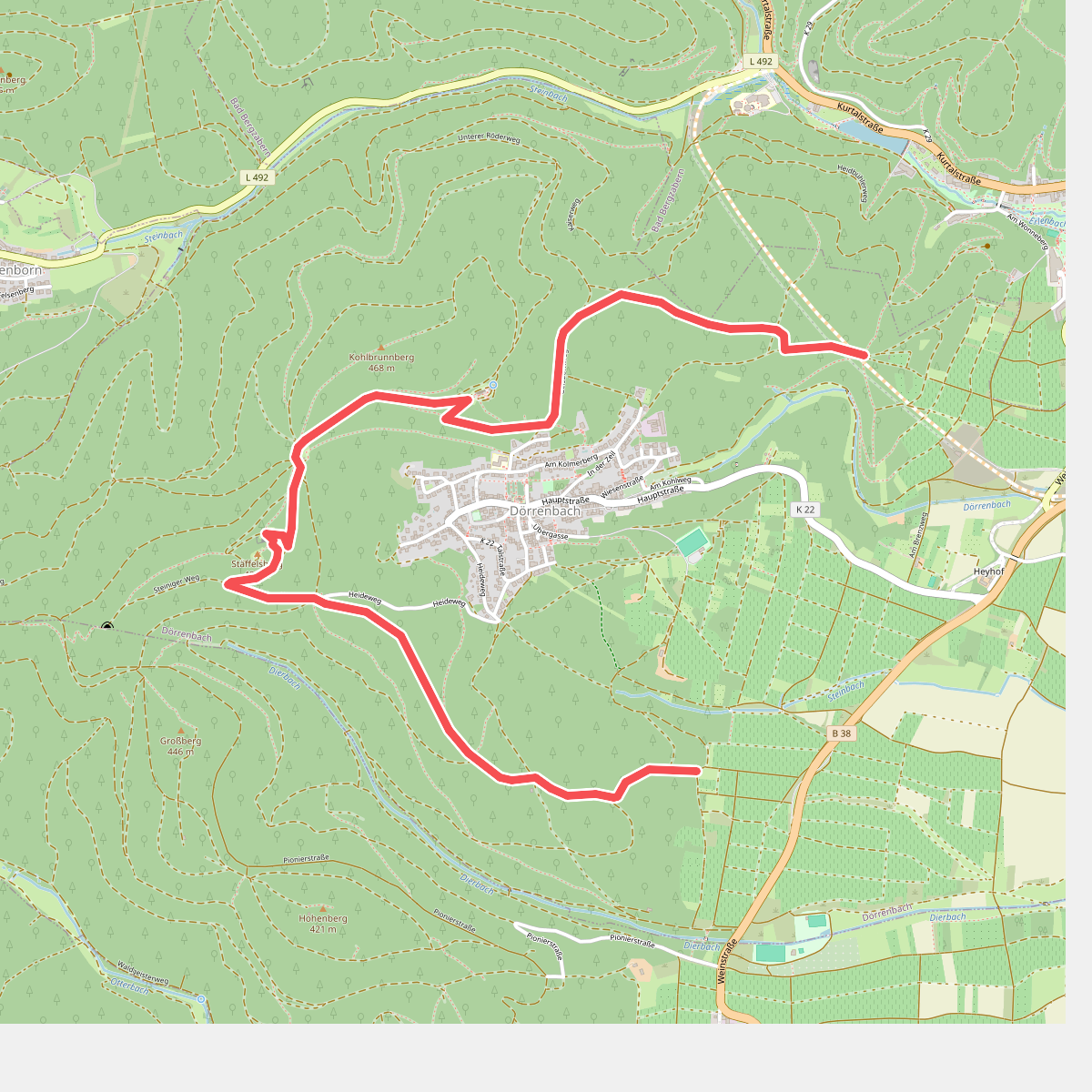 Weg der Aussichten, Dörrenbach