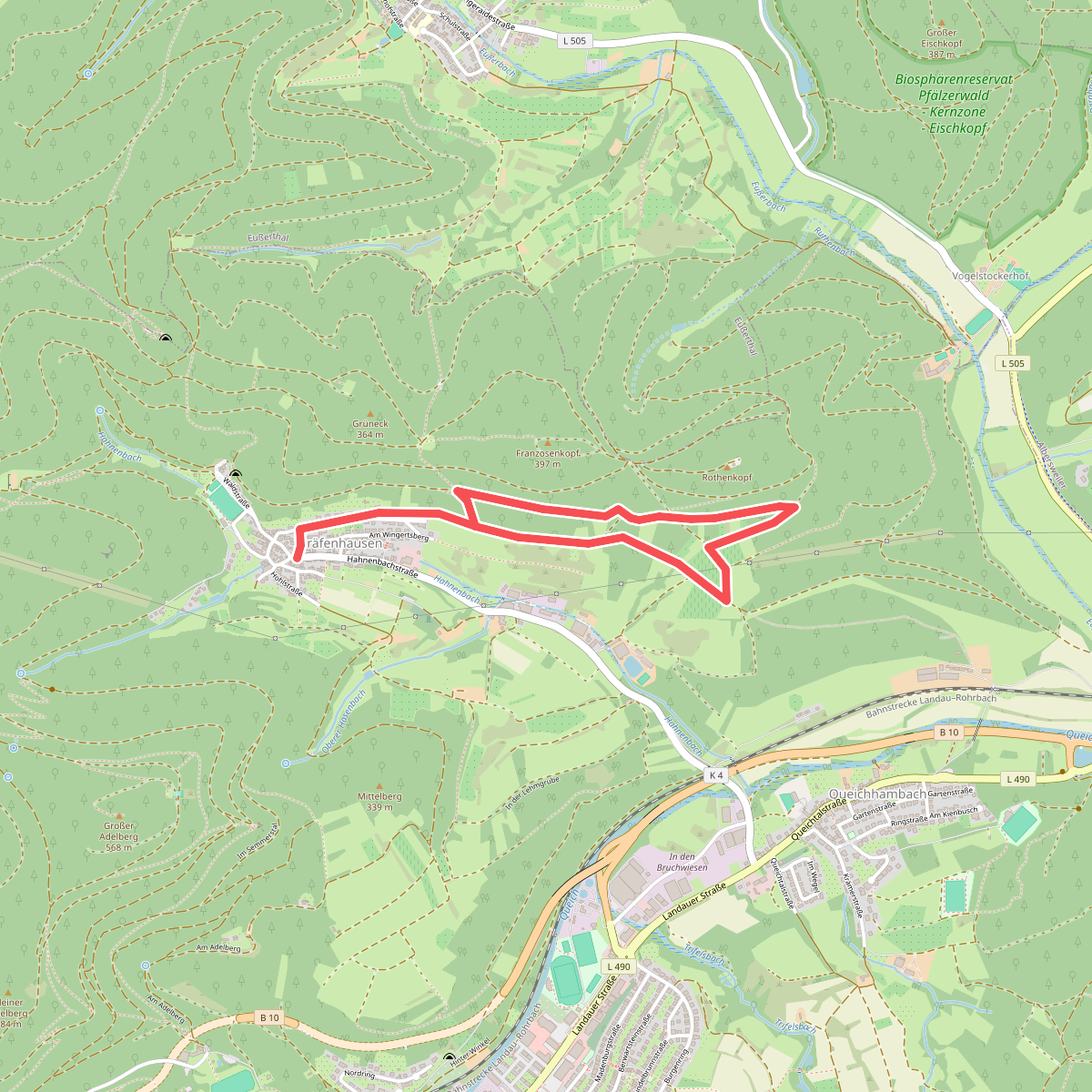 Burgunderweg Gräfenhausen