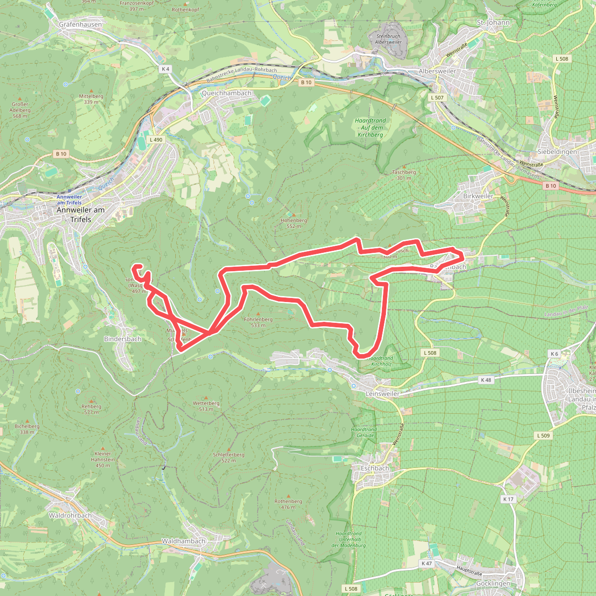 Römerweg Ranschbach