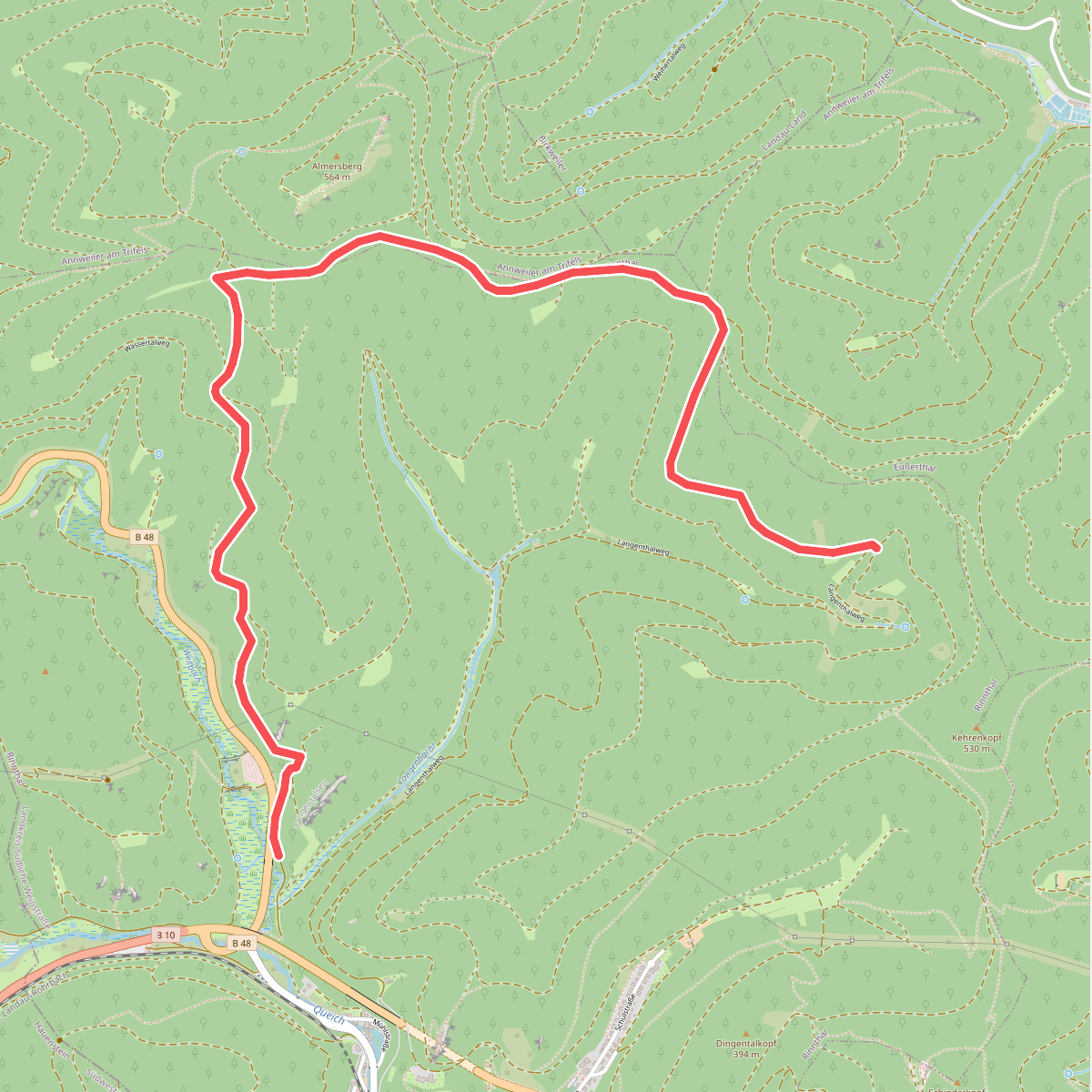 Rundwanderweg Rinnthal: Römerweg