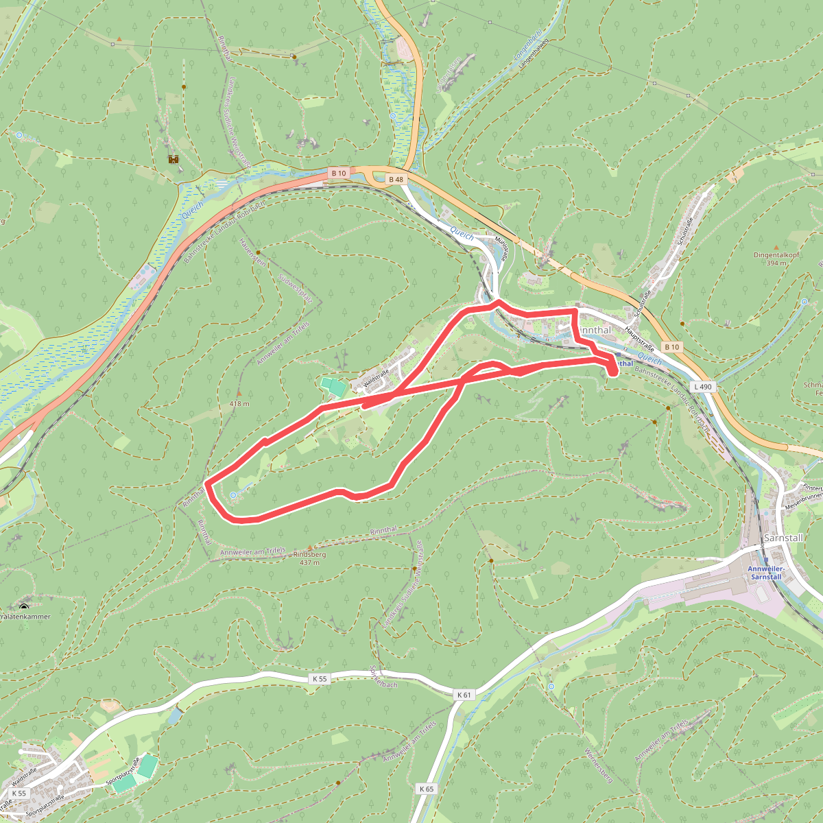 Sportlerweg Rinnthal