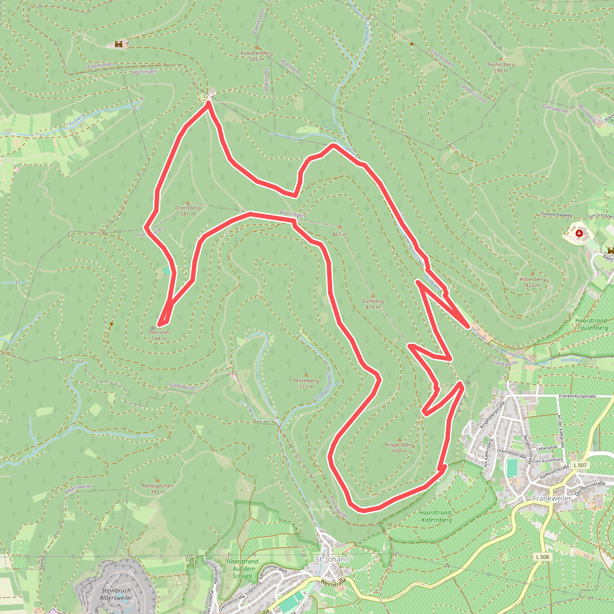 Frankweiler Orensberg-Tour