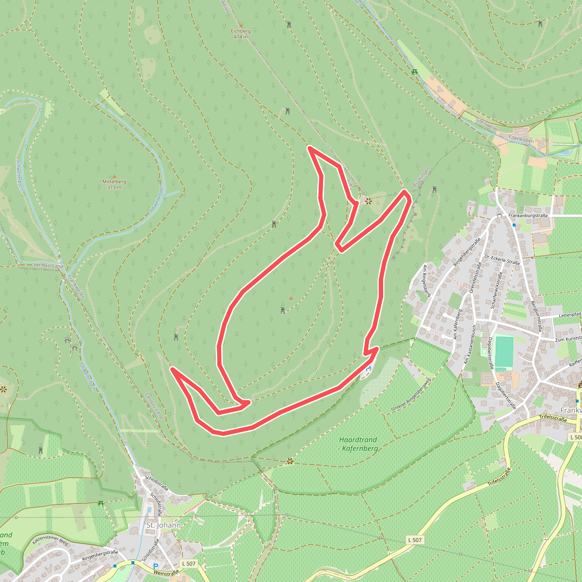 Frankweiler Rundwanderweg Nr. 1 - Waldlehrpfad