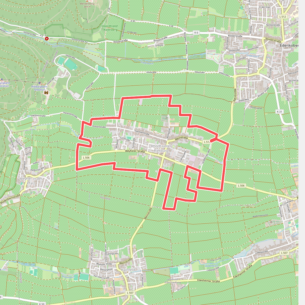 Gewürztraminerrundweg Rhodt
