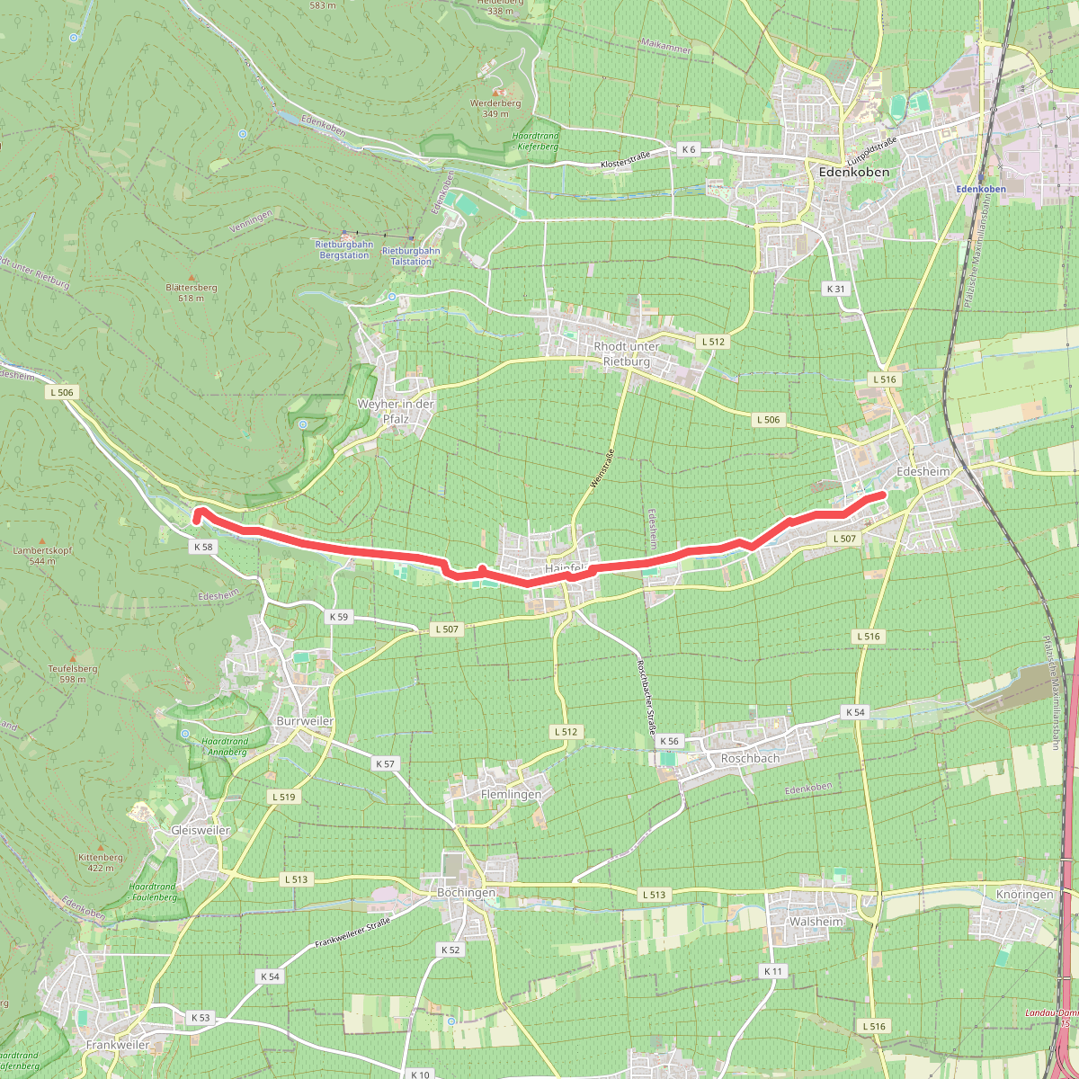 Mühlenweg Edesheim