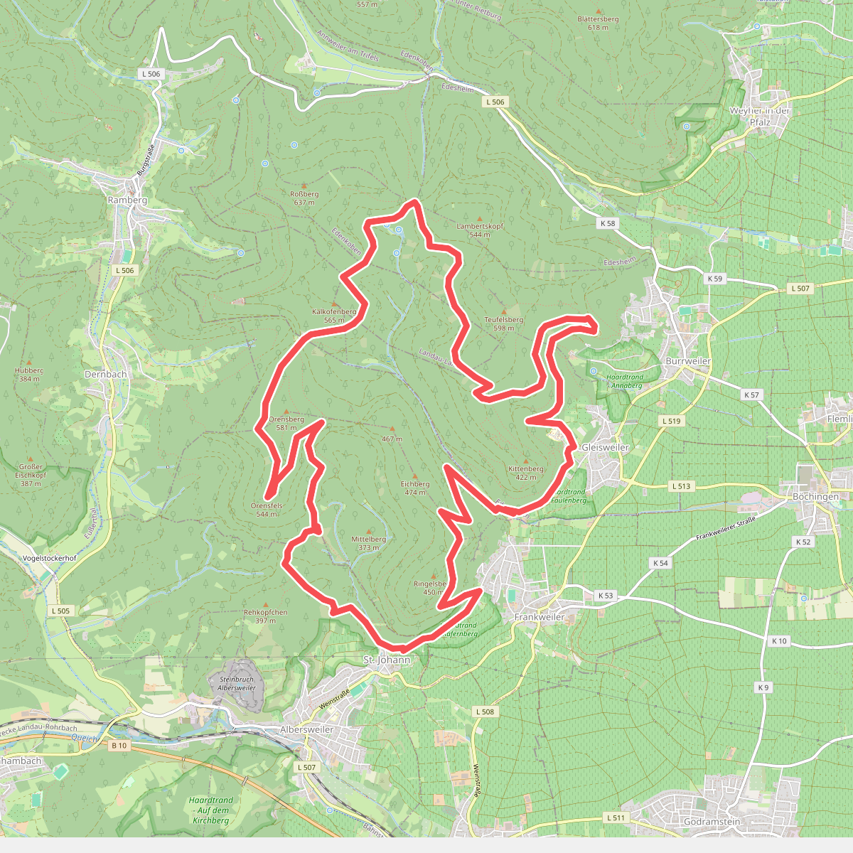 Pfälzer Hüttentour