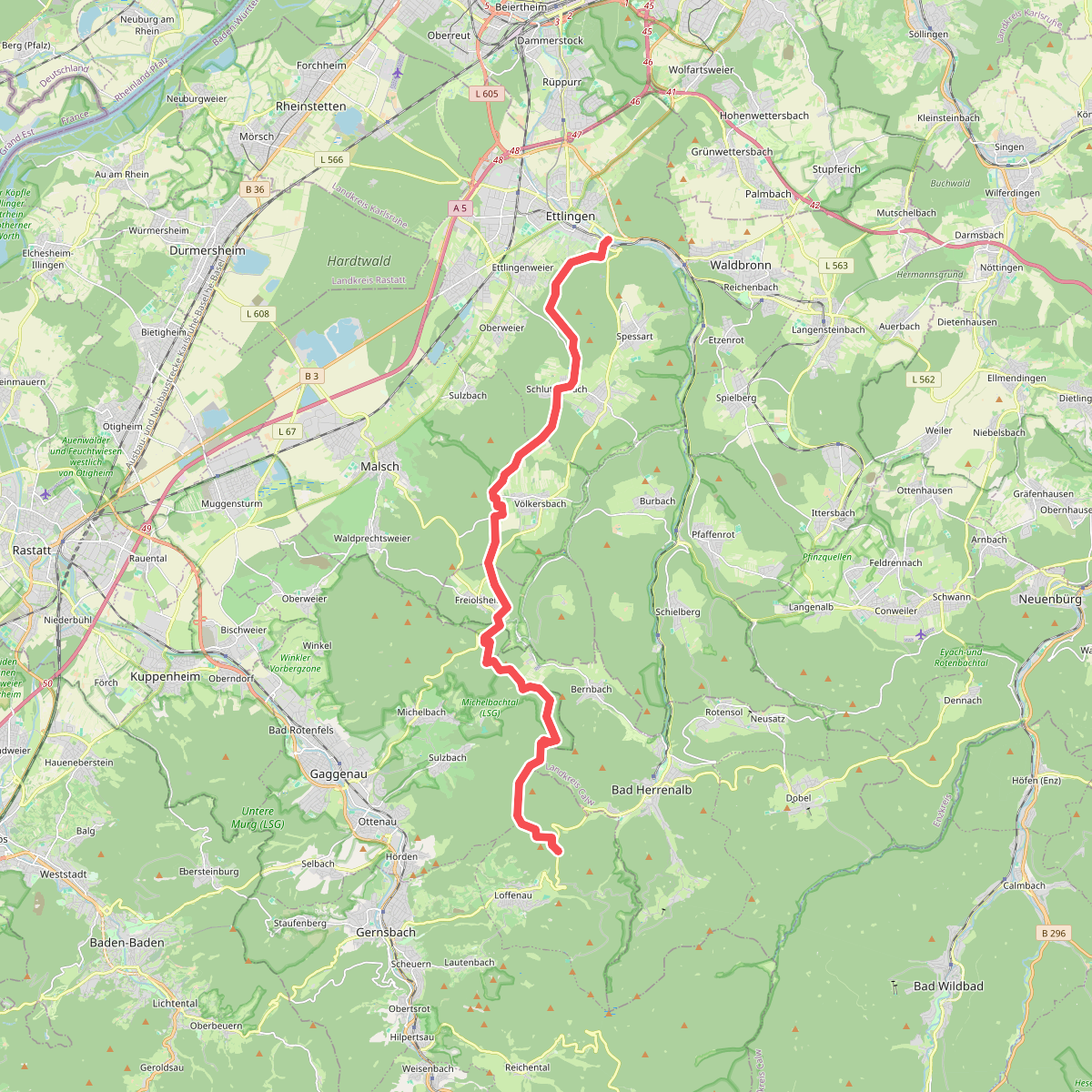 Richard-Massinger-Weg (Wanderweg Ettlingen - Bernstein)